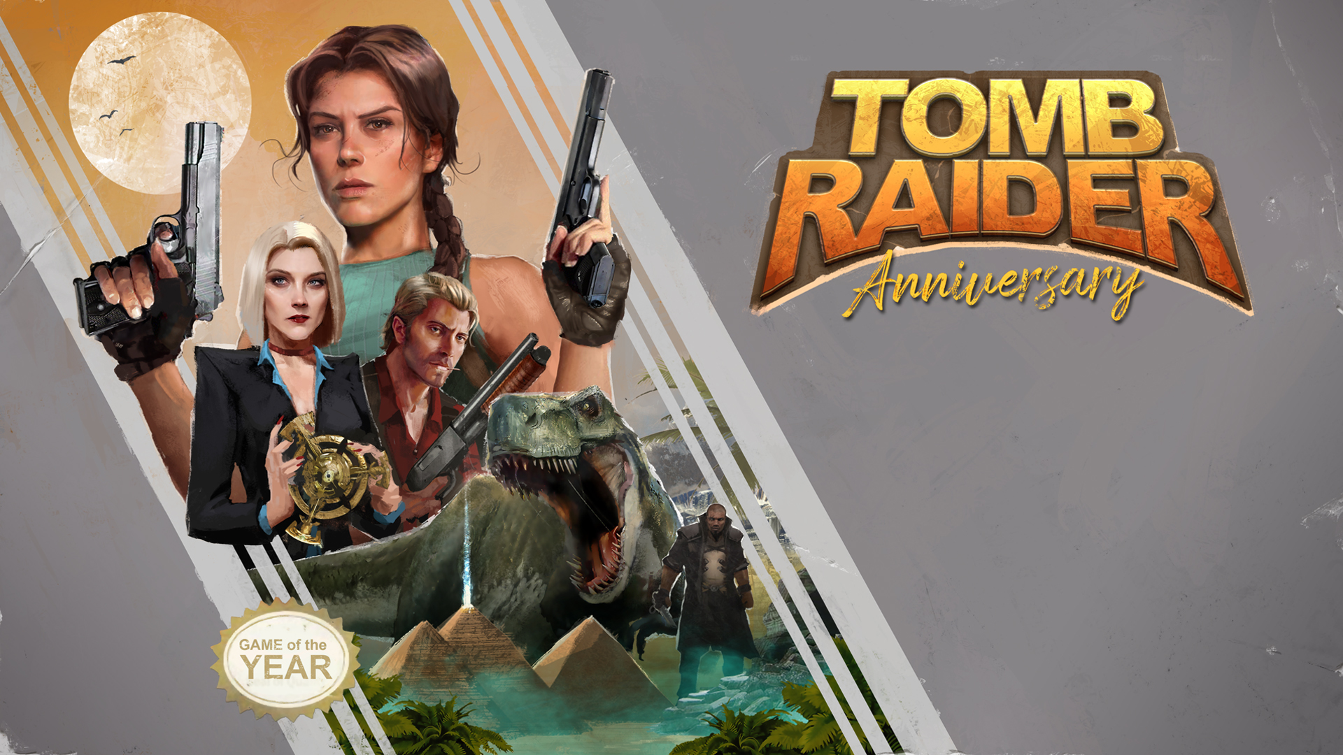 Reimagined Tomb Raider: Anniversary box art by Brenoch Adams