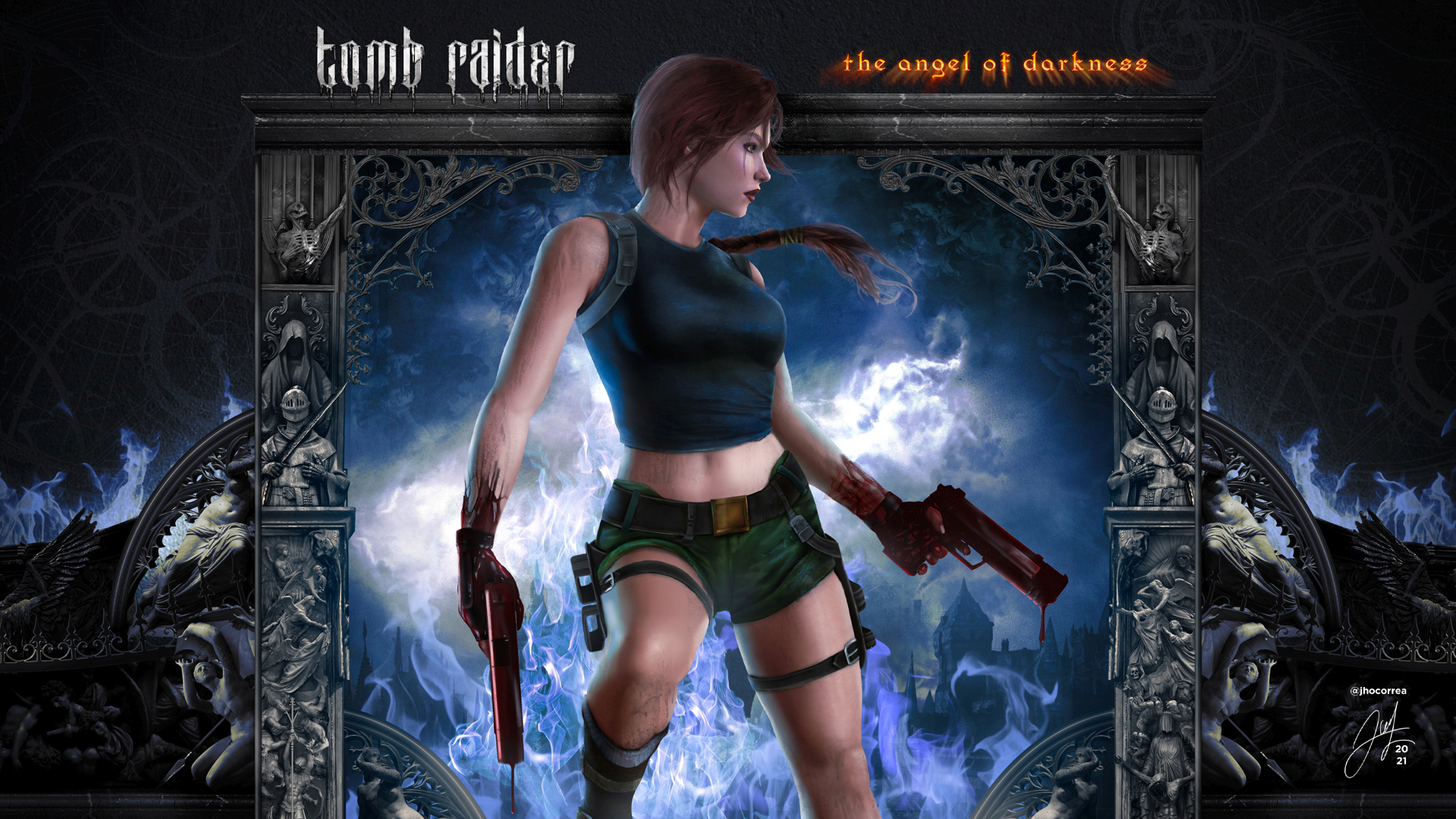 Reimagined Tomb Raider: The Angel of Darkness box art by João