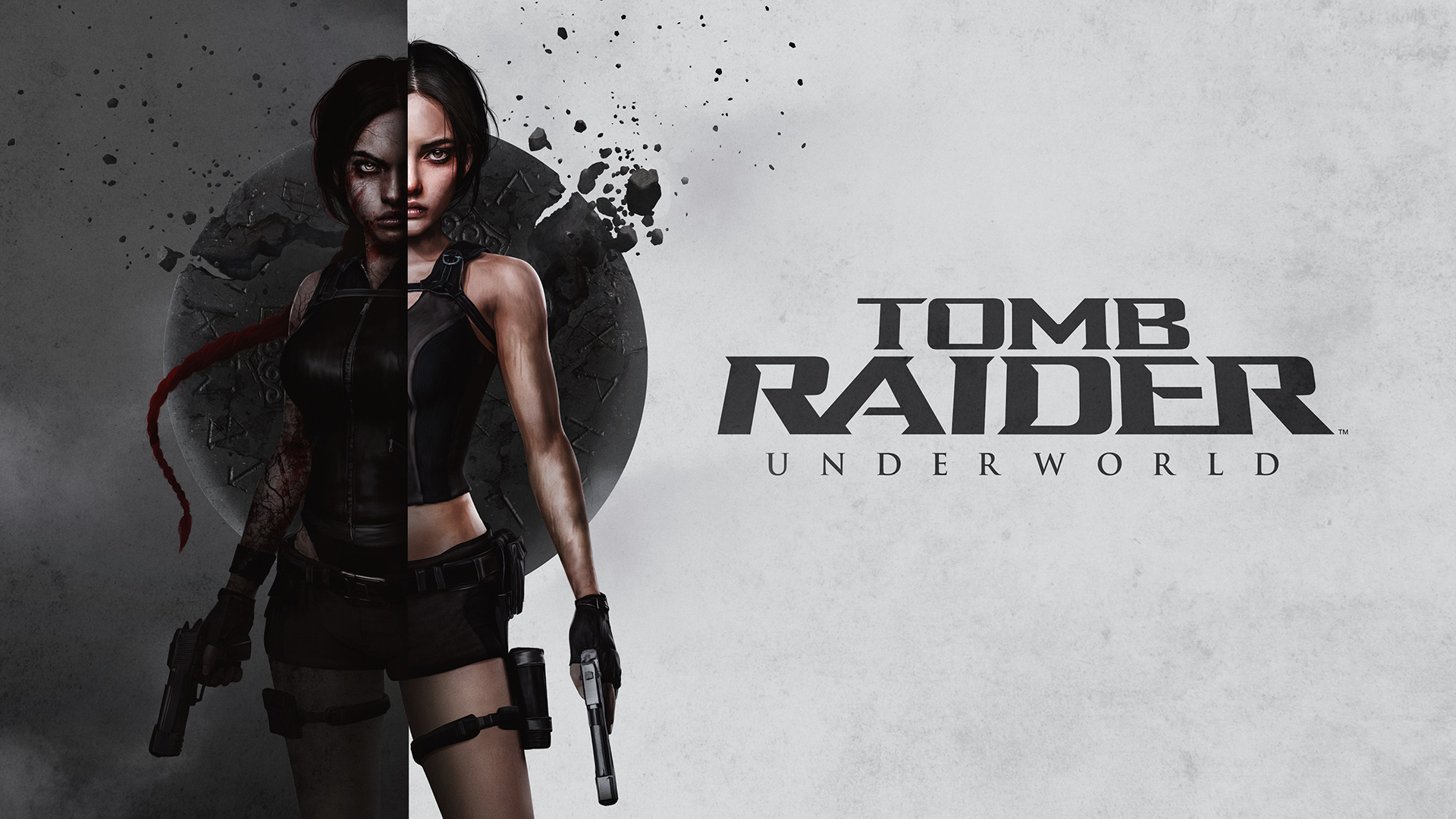 Reimagined Tomb Raider: Underworld box art by Laura H. Rubin