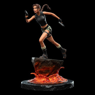 weta lara croft  the sanctuary of flame mini statue