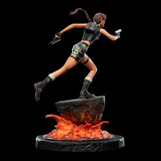 weta lara croft  the sanctuary of flame mini statue