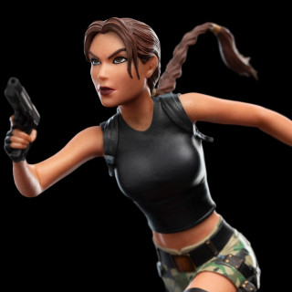 weta lara croft  the sanctuary of flame mini statue