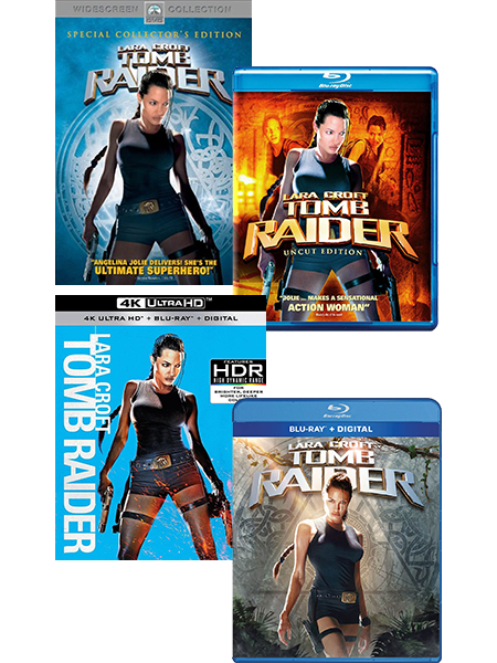 Lara Croft: Tomb Raider on DVD and Blu-ray