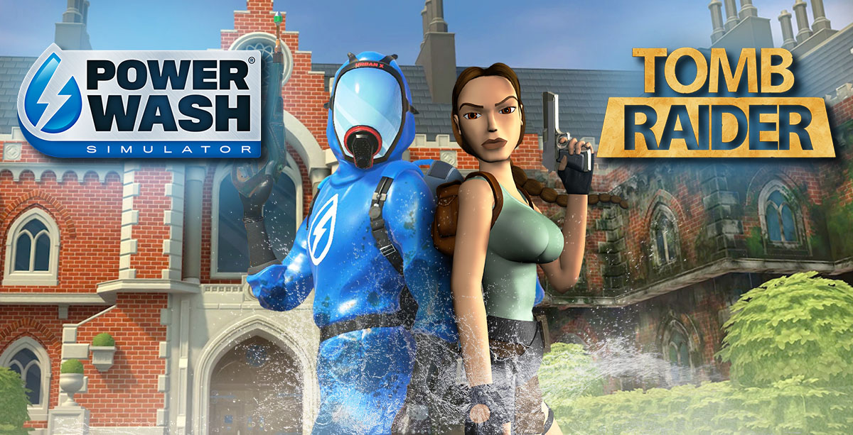 PowerWash Simulator chega ao PlayStation e Switch neste mês com DLC de Tomb  Raider