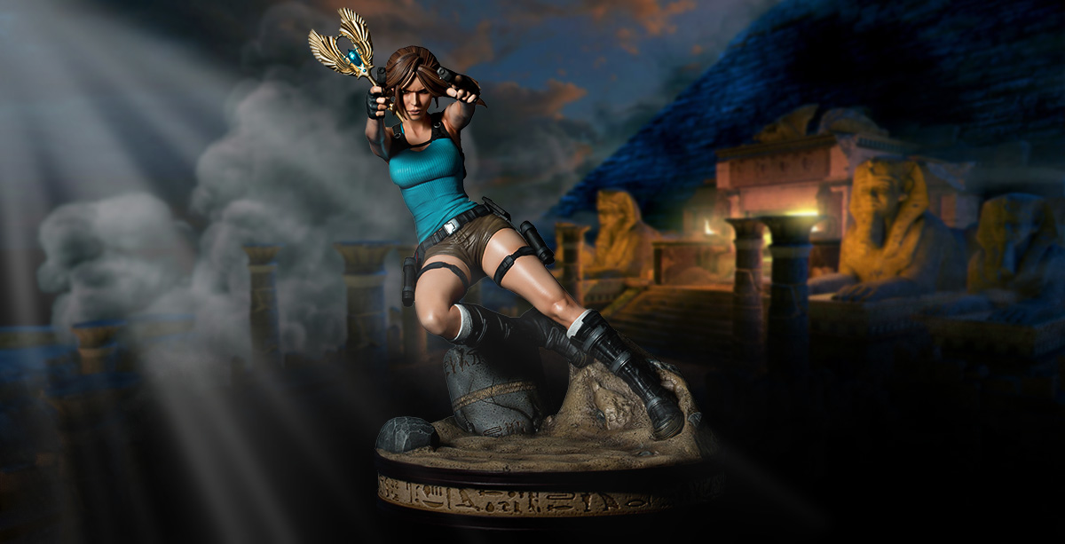 Lara Croft and the Temple of Osiris - Gaming Heads Statue