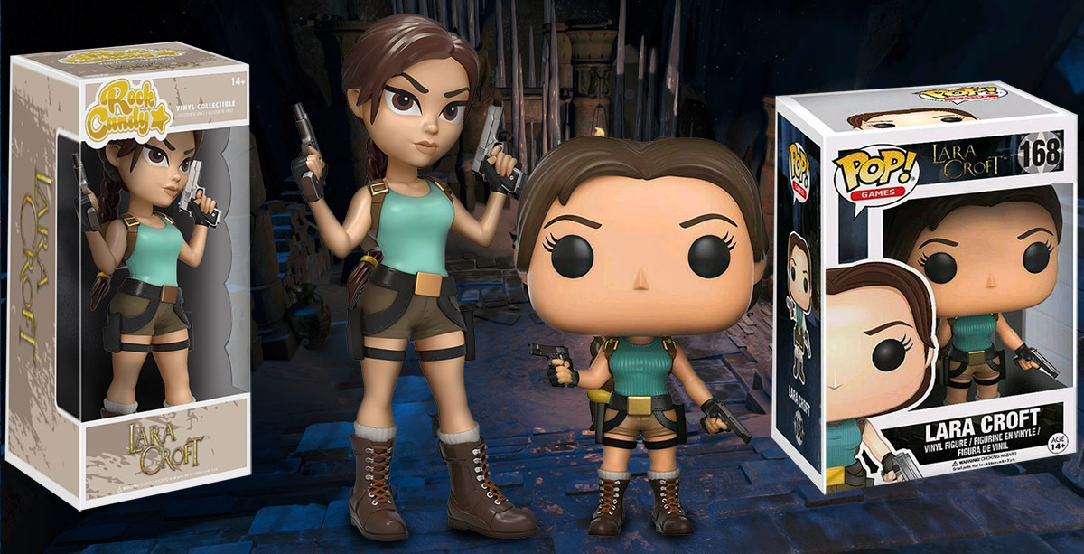 Lara Croft Pop! and Rock Candy Figures are Here