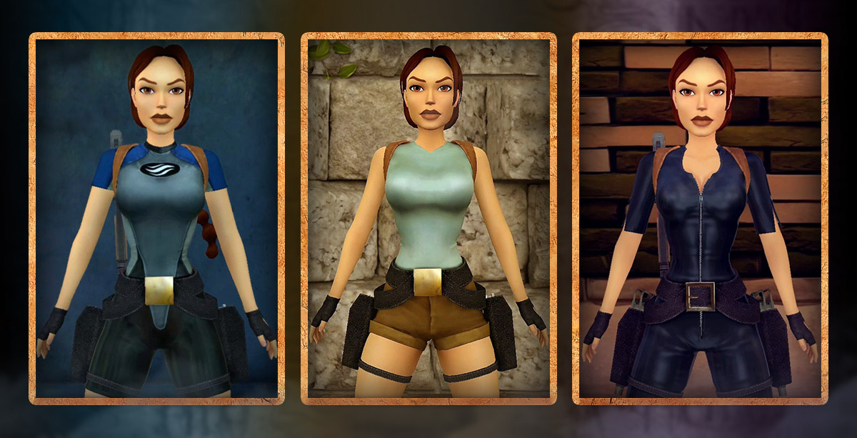 The Reimagined Outfits of Tomb Raider I-III Remastered