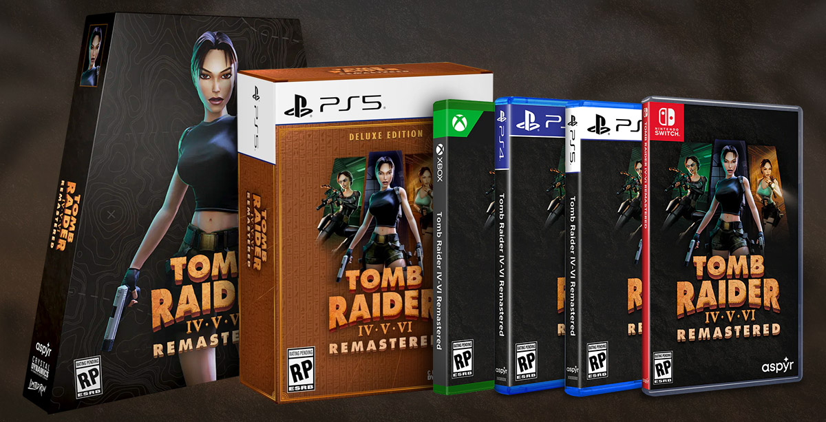 Tomb Raider IV-VI Remastered is Getting Physical Releases
