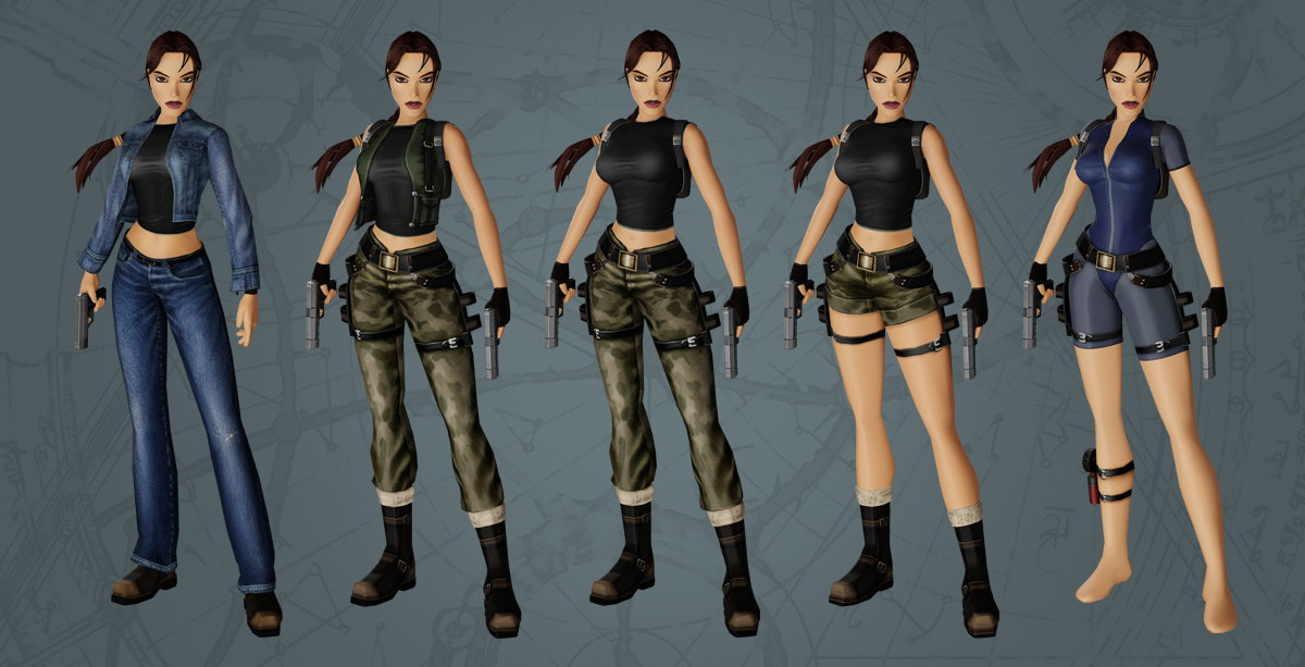 [Site Update] Tomb Raider: The Angel of Darkness Outfit Renders 