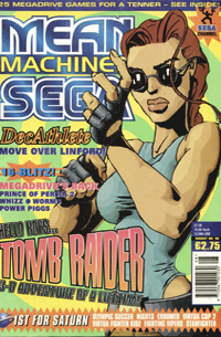Tomb Raider Comic Debuts in Mean Machines SEGA 1996