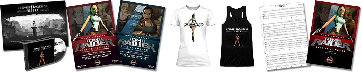 A few items from The Tomb Raider Suite's store
