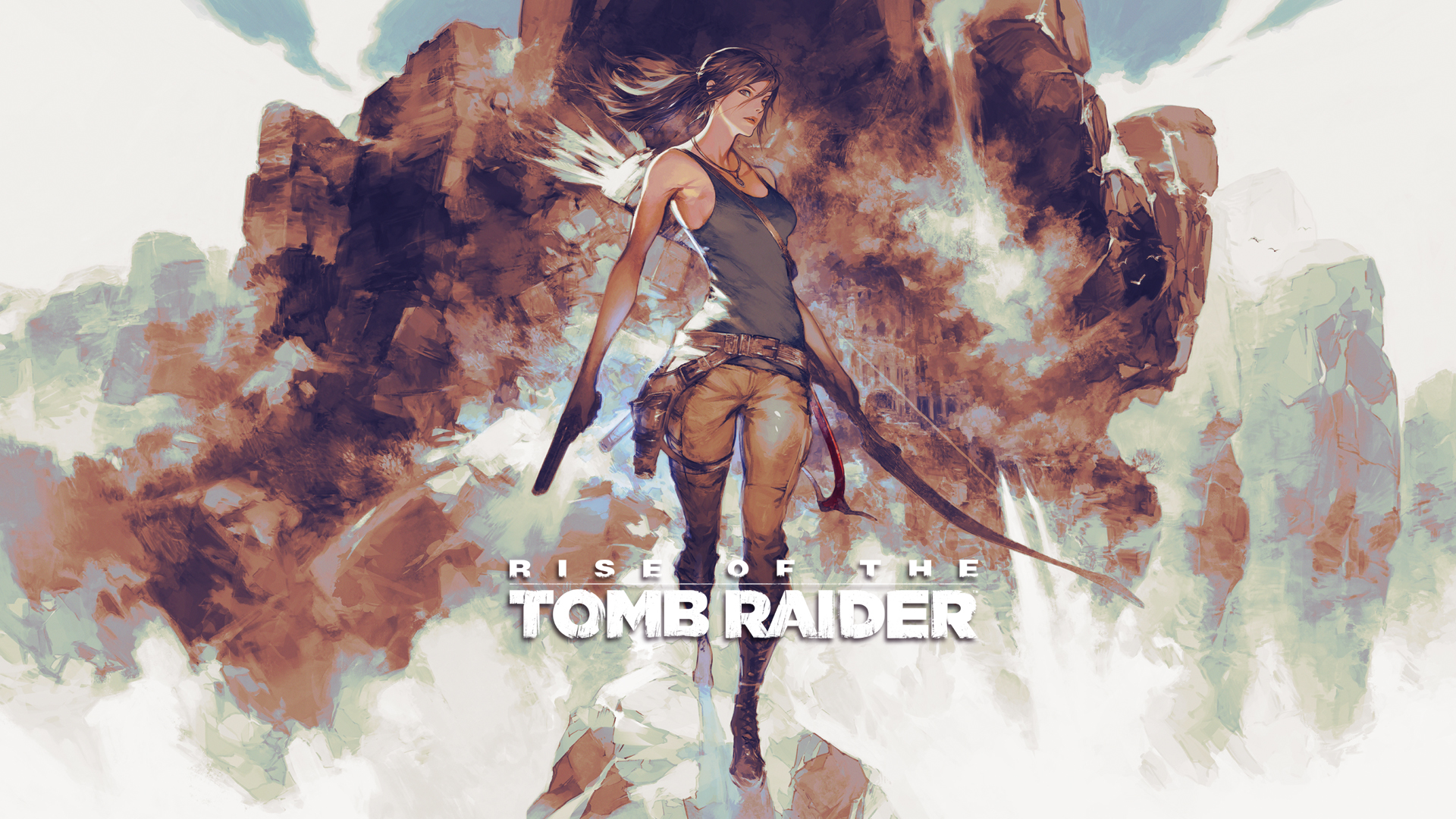 Reimagined Rise of the Tomb Raider box art by Akihiko Yoshida