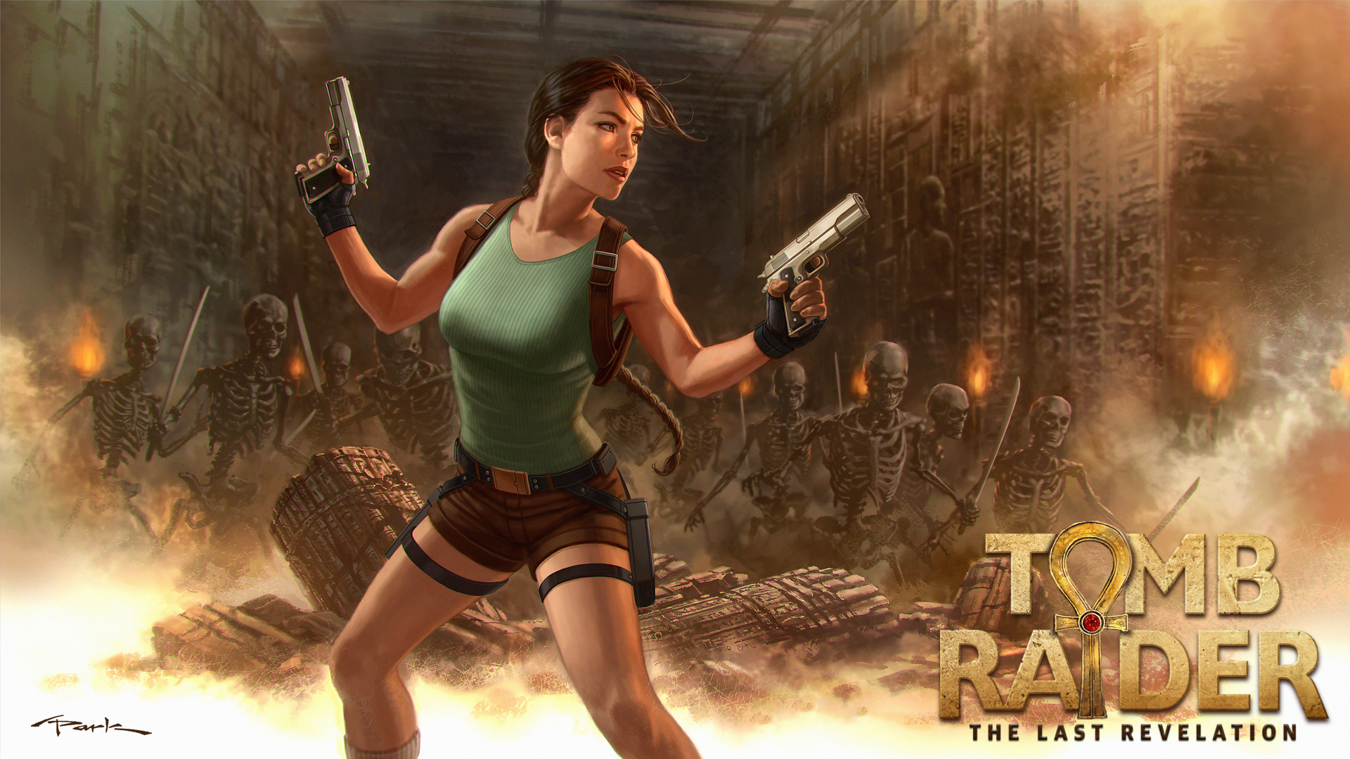 Reimagined Tomb Raider IV box art by Andy Park