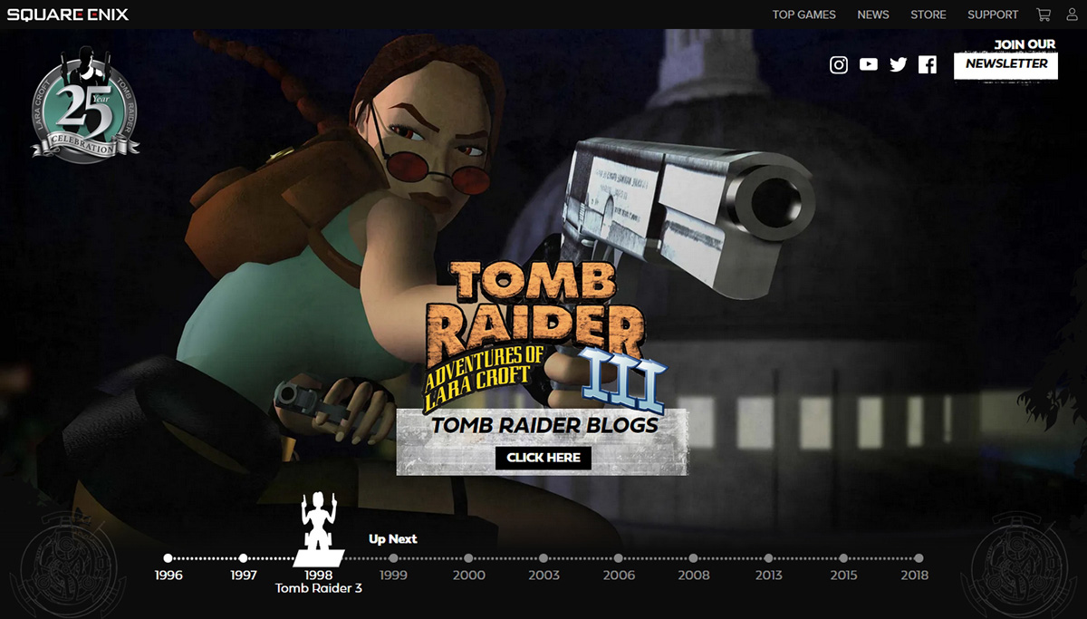 Tomb Raider 25 Year Website - Tomb Raider III
