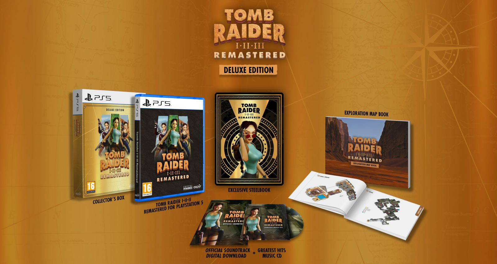 Tomb Raider I-III Remastered Starring Lara Croft Deluxe Edition