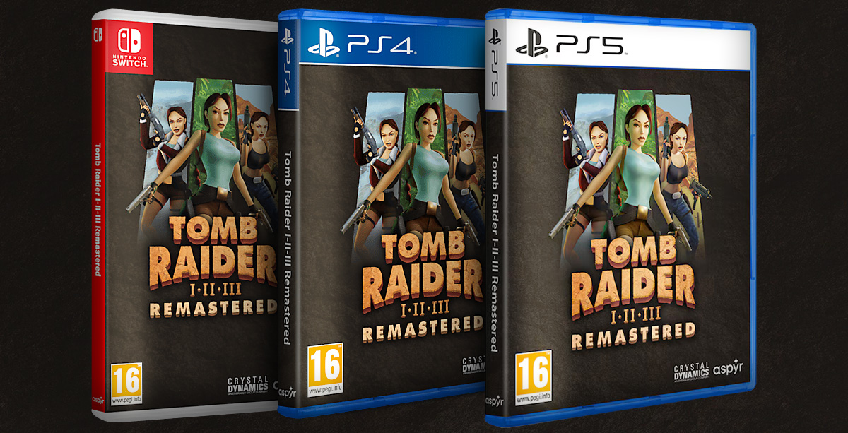 Tomb Raider I-III Remastered Starring Lara Croft Standard Editions