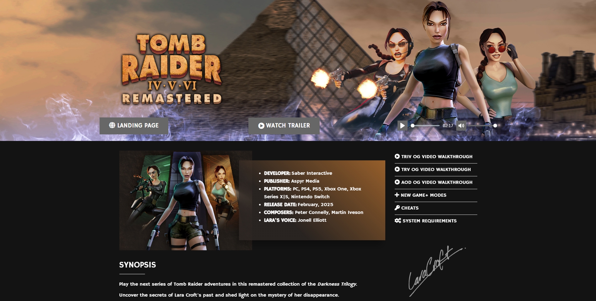 Tomb Raider IV-VI Remastered on Raiding The Globe